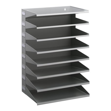 Durable Sortierreck 8-tlg. Grau