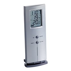 Funkthermometer Messber.auß.-40 b.60GradC/in.-10 b.60GradC H170xB65xT35mm Ku.