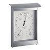 Wetterstation H215xB145xT70mm silber/weiß Aluminium/Kunststoff f.innen/außen