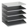 Durable Sortierreck 5-tlg. Grau