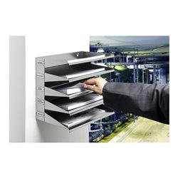 Durable Sortierreck 5-tlg. Grau