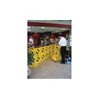 Absperrgitter PE gelb B600xH1000mm mobil,16-tlg.RUBBERMAID