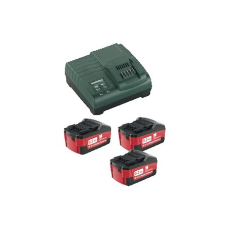 Metabo Basic-Set 3 x 5.2 Ah ASC ULTRA