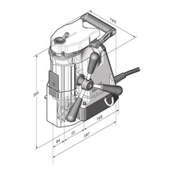 Fein Magnet-Kernbohrmaschine KBB 40