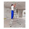 ZARGES Teleskop Kombileiter 2x6 1x2 Sprossen