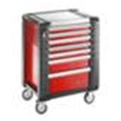 Facom Werkstattwagen JET+ 7 Schubfächer, 3 Module pro Schubfach rot (RAL 3020)