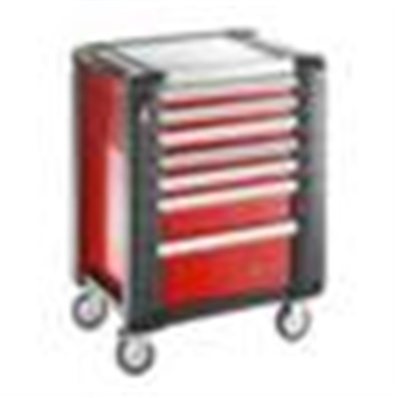 Facom Werkstattwagen JET+ 7 Schubfächer, 3 Module pro Schubfach rot (RAL 3020)