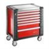 Facom Werkstattwagen JET+ 7 Schubfächer, 4 Module pro Schubfach rot (RAL 3020)