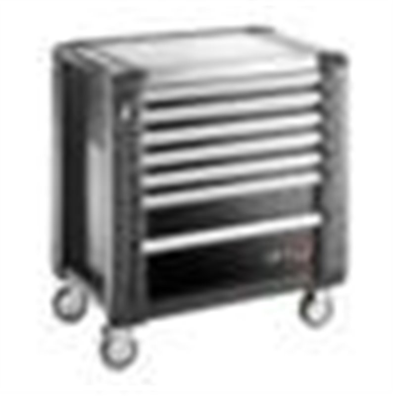 Facom Werkstattwagen JET+ 7 Schubfächer, 4 Module pro Schubfach schwarz (RAL 9004)