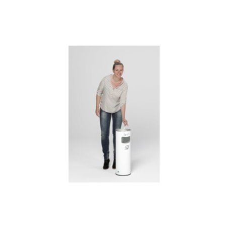 VAR Abfallsammler/Ascher H 66K weiß 16,7 l