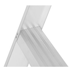 Hymer Stufenstehleiter mit Plattform, einseitig begehbar, 10 Stufen