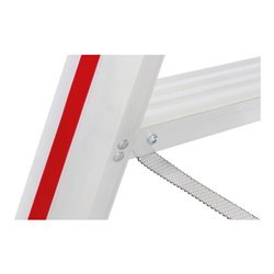 Hymer Stufenstehleiter mit Plattform, einseitig begehbar, 10 Stufen