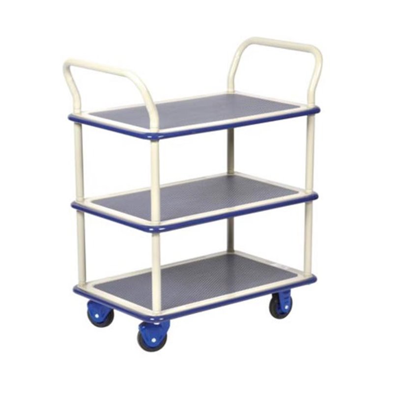 Prestar Transportwagen Gummiauflage TK 150kg Plattfom 740x480 mm 3 Et.