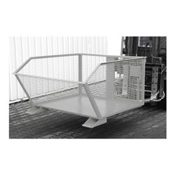 Bauer Südlohn Gitterbehälter GU-G 1000, feuerverzinkt