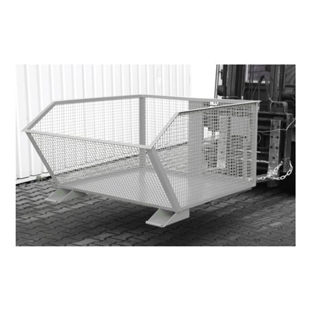 Bauer Südlohn Gitterbehälter GU-G 1000, feuerverzinkt