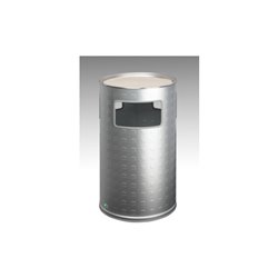 VAR Abfallsammler/Ascher H 75 Alu eloxiert 69,2 l