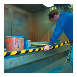 Moravia Prallschutz MORION Trapez Flächenschutz 40/40 mm Länge 1000 mm schwarz / gelb