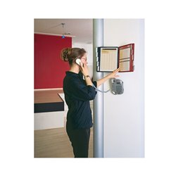 DURABLE Sichttafelständer SHERPA motion 10 558701 DIN A4 schwarz