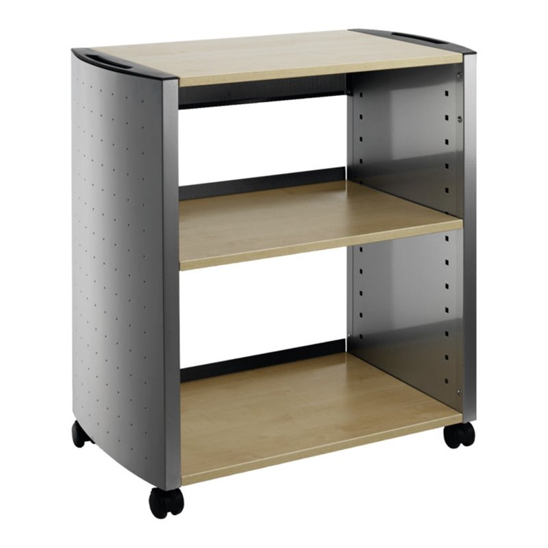 Durable Design Line Multifunktions-Wagen L metallic silber/ahorn