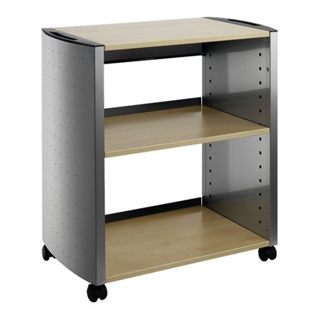 Durable Design Line Multifunktions-Wagen L metallic silber/ahorn