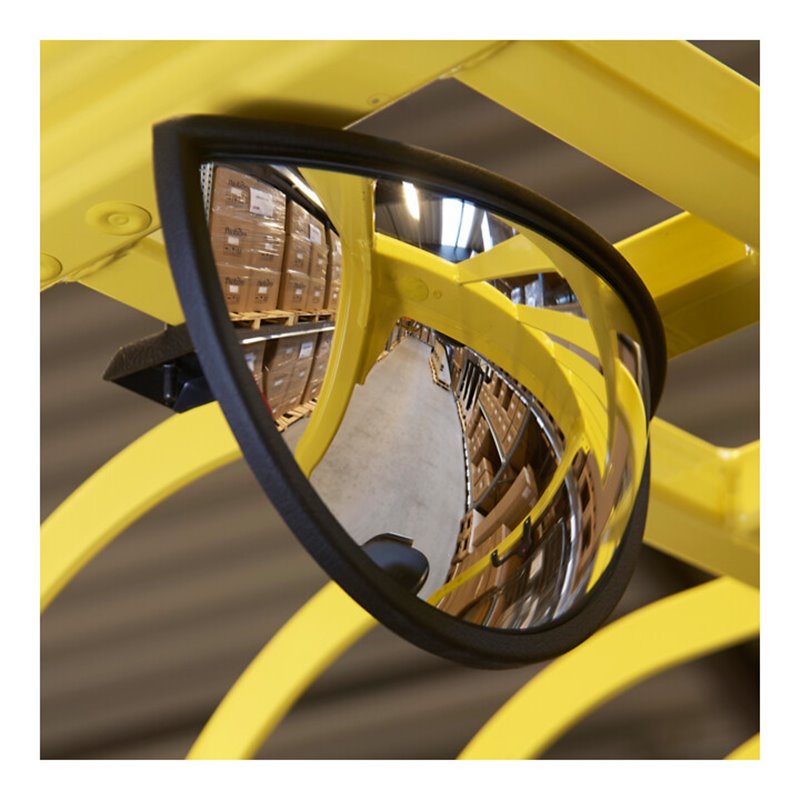 Moravia Staplerspiegel ca. 270 x 135 x 75 mm superweit mit Rahmen und Halterung