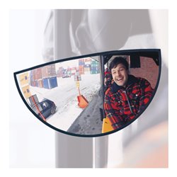 Moravia Staplerspiegel ca. 270 x 135 x 75 mm superweit mit Rahmen und Halterung