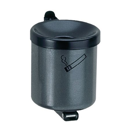 Wandascher, 0,6 Liter, Durchm.xH 90x100 mm, Stahlblech graphit