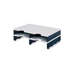 styro Aufbaueinheit styrodoc duo 268-1202.98 4Fächer gr/sw