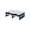 styro Aufbaueinheit styrodoc duo 268-1202.98 4Fächer gr/sw