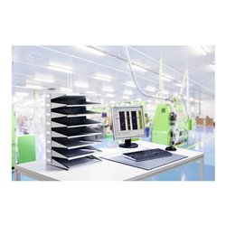 Durable Sortierreck 8-tlg. Schwarz