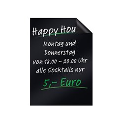 Legamaster Flipchartfolie Magic Chart 7-159200 PP sw 25 Bl./Pack.