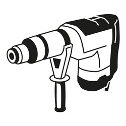 Bosch Handgriff für Bohrhämmer passend zu GBH 5/8