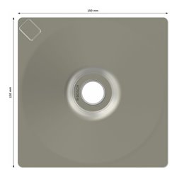 Bosch Stampferplatte 150 x 150 mm für Werkzeughalter 1 618 609 003