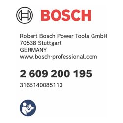 Bosch Vorsatzbiegewelle 1250 mm 3500 U/min 1 - 6 mm