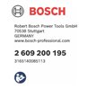 Bosch Vorsatzbiegewelle 1250 mm 3500 U/min 1 - 6 mm