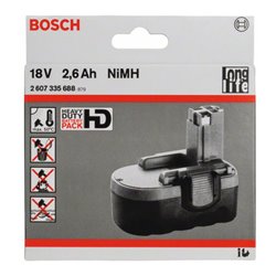Bosch Akkupack 18 V-O Standard Duty (SD) 2,6 Ah NiMH