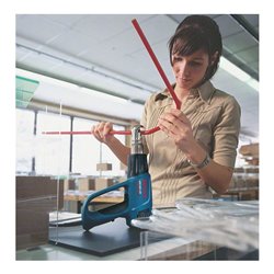 Bosch Heißluftgebläse GHG 660 LCD mit Zubehör-Set