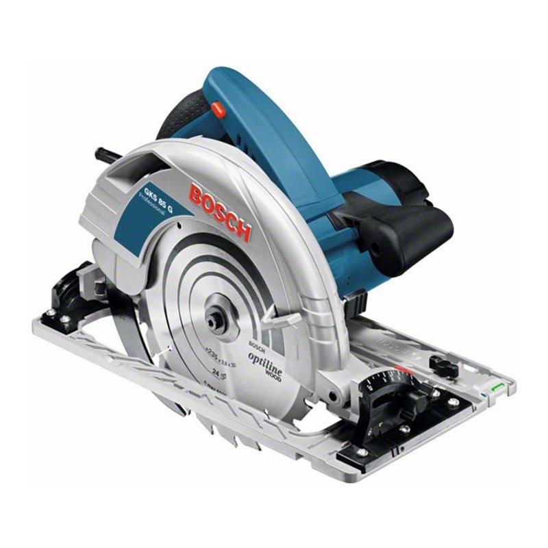 Bosch Handkreissäge GKS 85 G mit L-BOXX und Führungsschiene FSN 1600