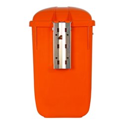 STIER Abfallbehälter mit Regenhaube 50 l