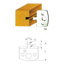 Metabo Profilmesser BG NR. 16, 1 Paar