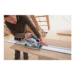 Bosch Handkreissäge GKS 65 GCE, mit L-BOXX und Führungsschiene FSN 1600