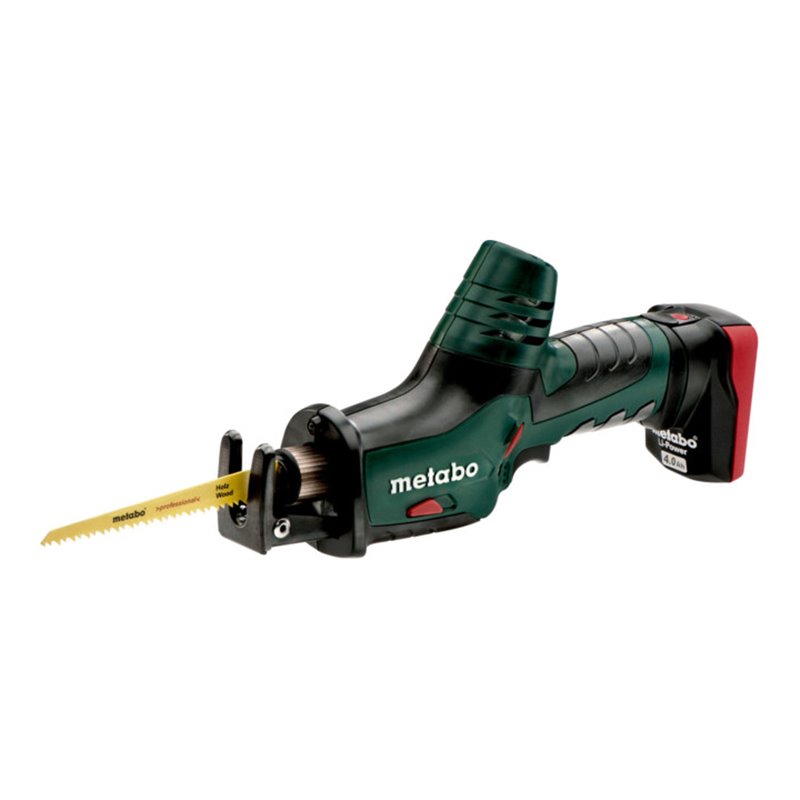 Metabo Akku-Säbelsäge PowerMaxx ASE MetaLoc 10.8V 2x4Ah Li-Ion + LC 40