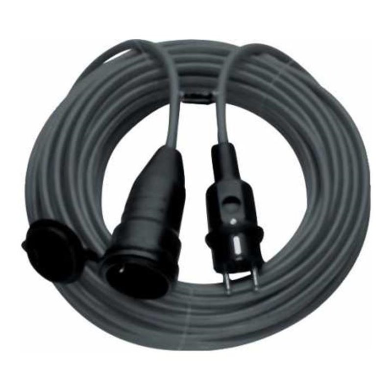 Brennenstuhl Qualitäts-Gummikabel IP44 25m schwarz