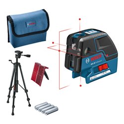 Bosch Kombilaser GCL 25 mit Schutztasche und Baustativ BT 150