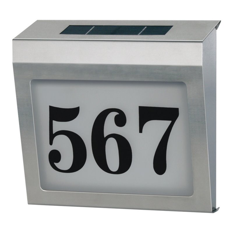 Brennenstuhl Beleuchtete Hausnummer Solar Power SH 4000