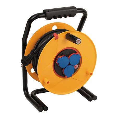 Brennenstuhl Kabeltrommel Brobusta Bretec IP44 25m schwarz