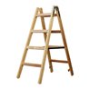 Holz-Stehleiter 2x4 Sprossen Höhe Stehleiter 1,2m