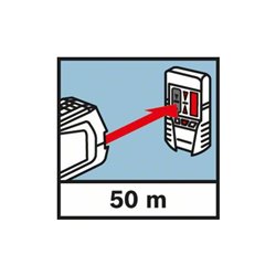 Bosch Linienlaser GLL 2-50 mit Baustativ BT 150