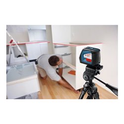 Bosch Linienlaser GLL 2-50 mit Baustativ BT 150