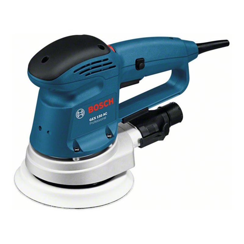 Bosch Exzenterschleifer GEX 150 AC mit Absaugadapter Schleifpapier K 80